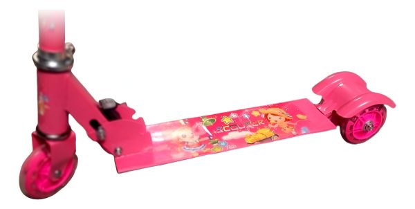 Monopatin Infantil Con 3 Ruedas Reforzadas Seguridad Randers Color Rosa Rosa - Imagen 2