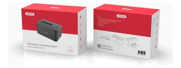 Docking Station Disco Rigido 2.5 3.5 Hdd Ssd Usb 3.0 Unitek - Imagen 4
