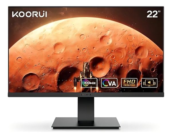 Koorui Monitor Monitor De Juegos De 21,5 Pulgadas Fhd 1080p