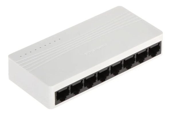 Conmutador Hikvision 10/100 Ds-3e0108d-e De 8 Puertos